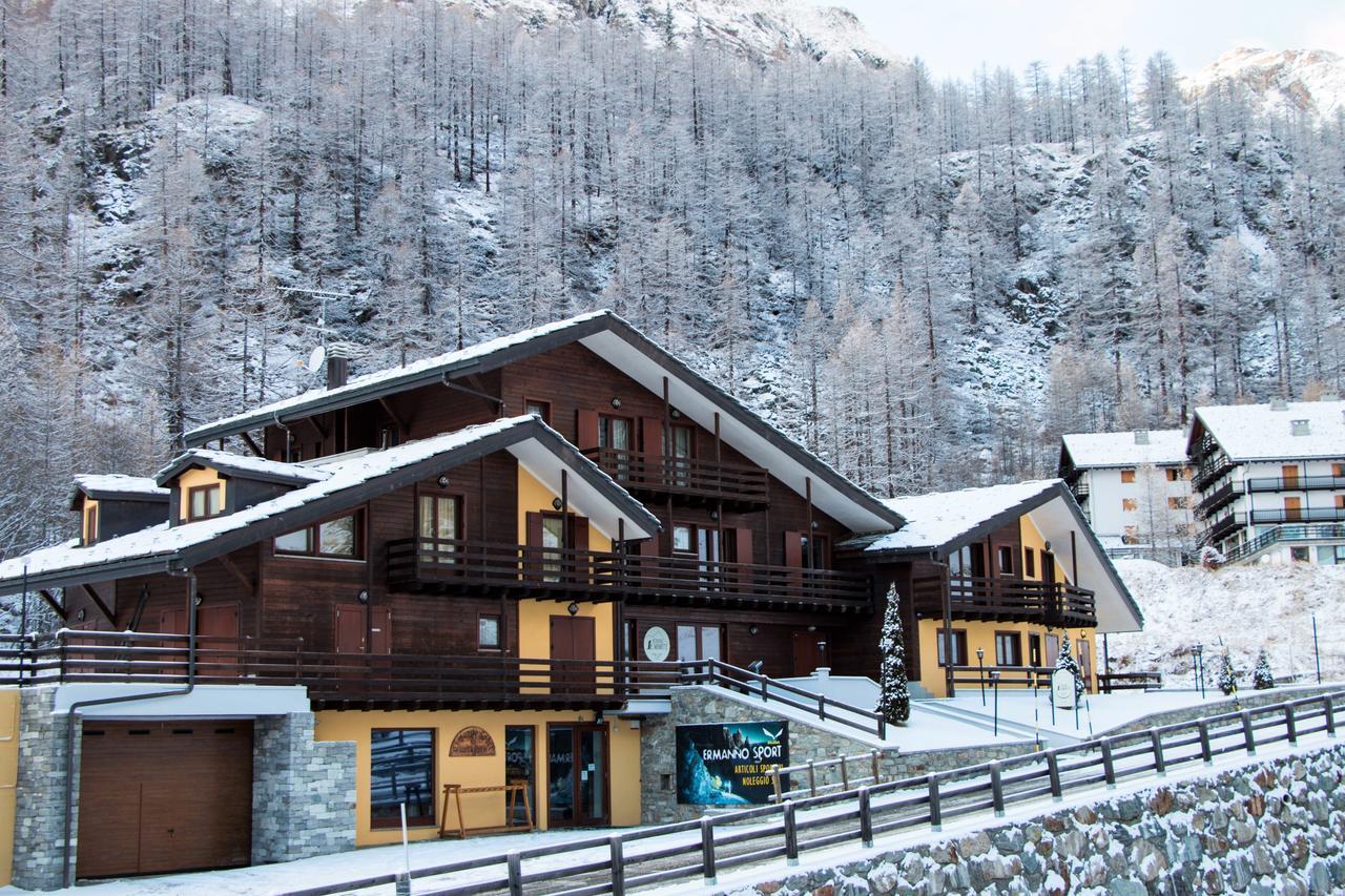 Residence Le Marmotte Gressoney-La-Trinite Bagian luar foto